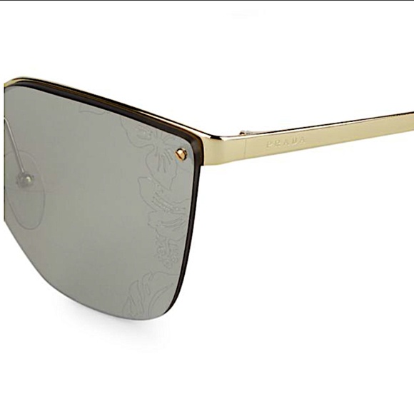 Prada Women\'s Cat Eye Mirrored Sunglasses, 63mm main image 8